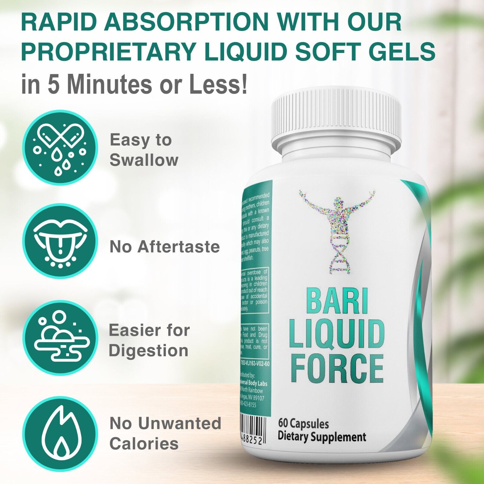 Gastric Sleeve Vitamin Liquid Capsules for Recovery