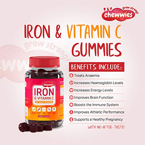 Vegan Iron & Vitamin C Gummies - Sugar Free
