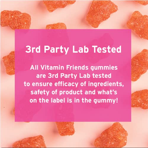 Iron Bear Strawberry Vegetable Gummies, 60 Count
