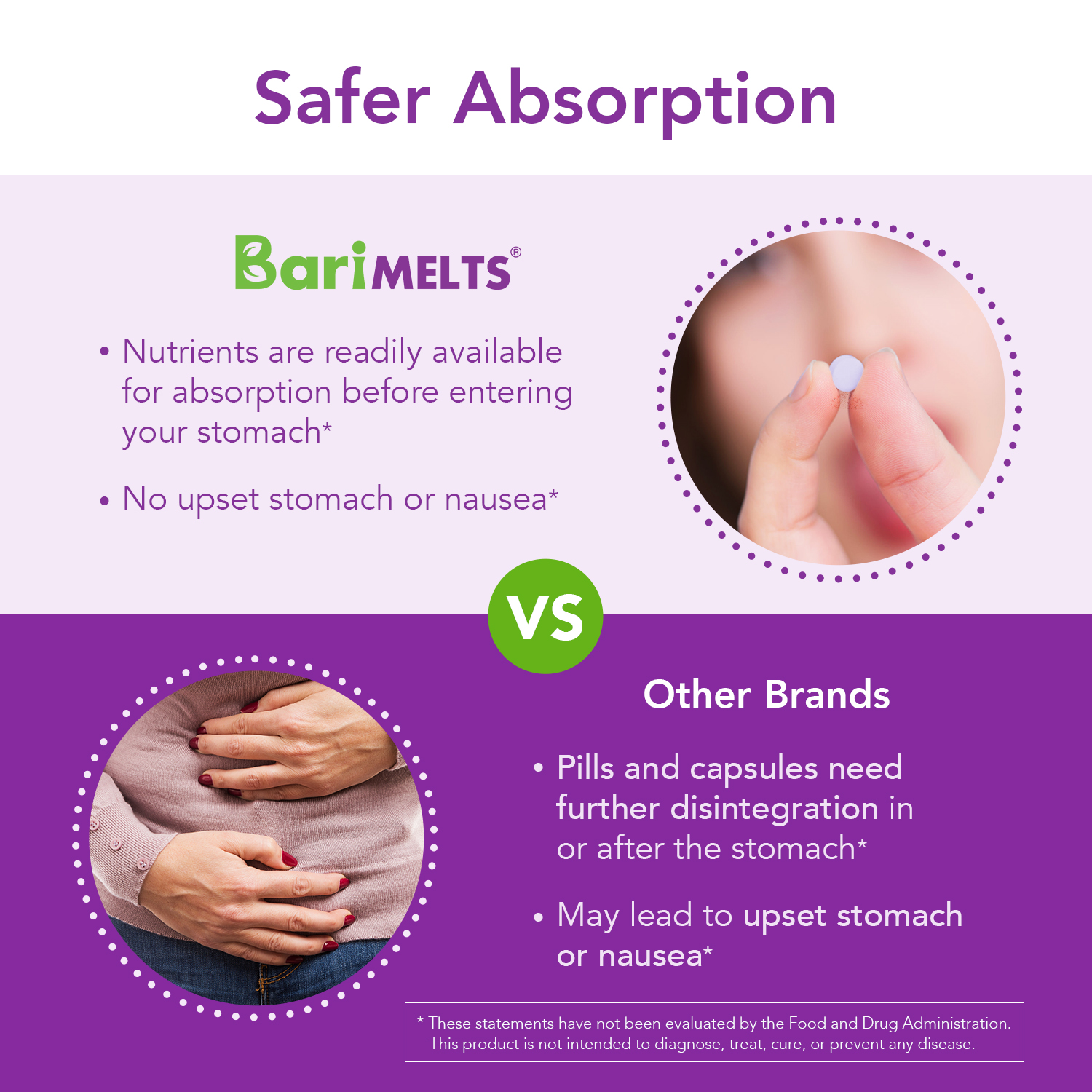 BariMelts Iron + Vitamin C, Melting Tablets, 90 Count