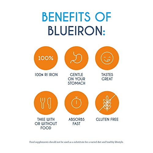 Blueiron Liquid Iron with Blueberries and Vitamins