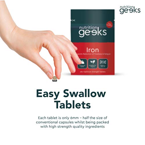 High Strength Vegan Iron Tablets - 365 Count