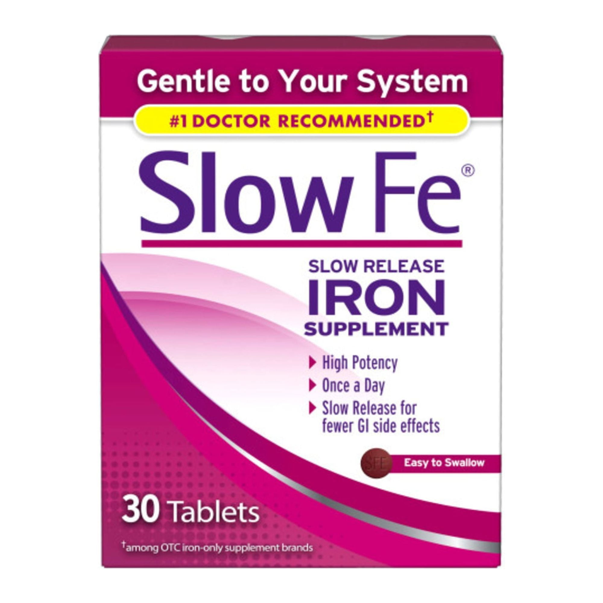 Slow Release Iron Supplement - 60 Tablets