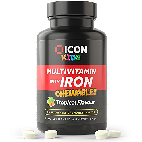 Sugar-Free Chewable Kids Multivitamins - 60 Tablets