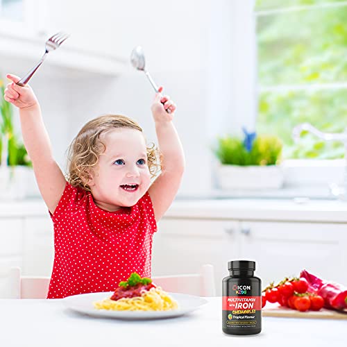 Sugar-Free Chewable Kids Multivitamins - 60 Tablets