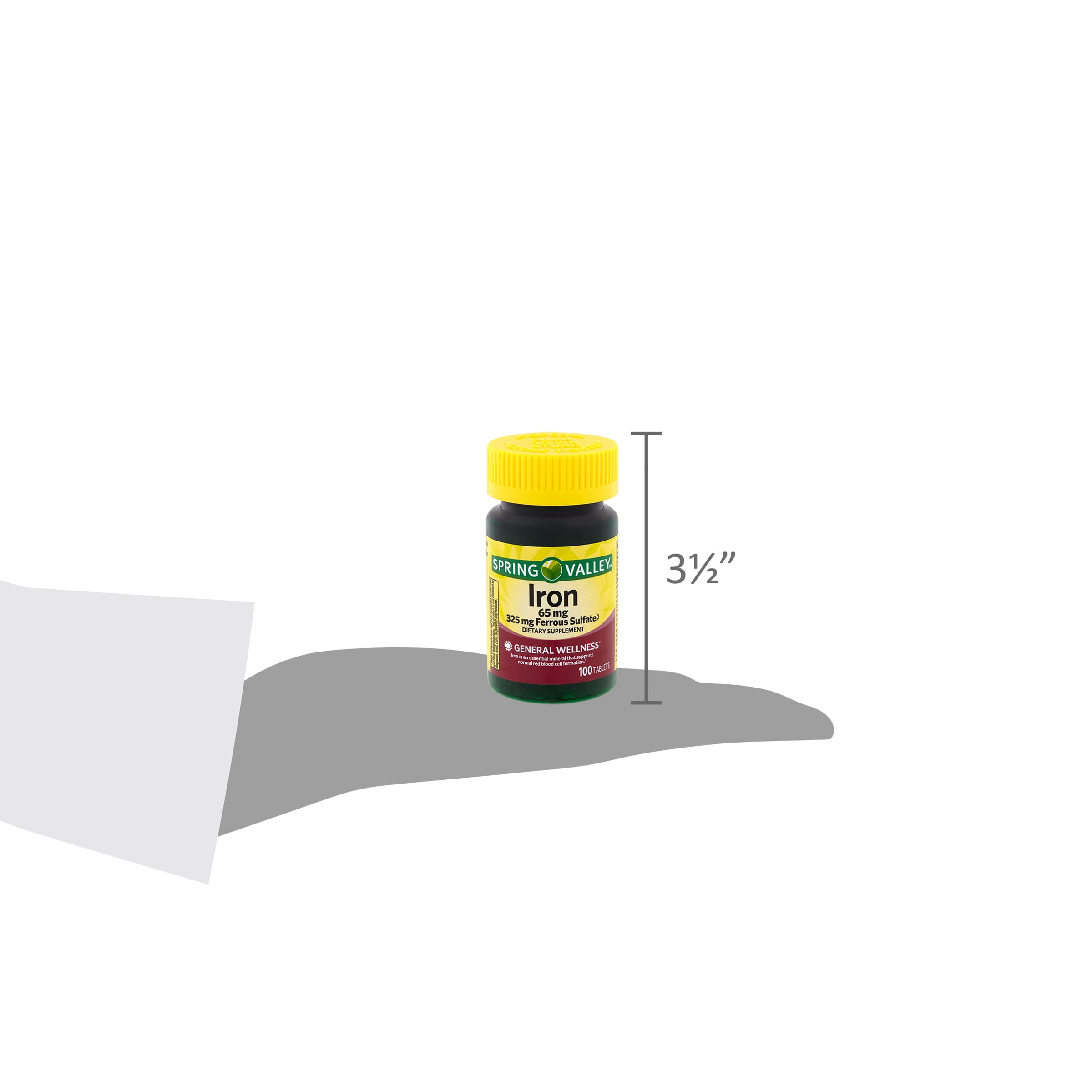 Spring Valley Iron 65 mg Wellness Supplement Tablets