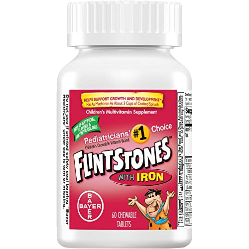 Flintstones Plus Iron Chewables - 60 Count