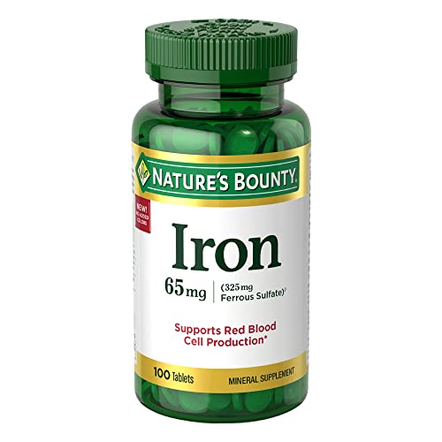 Nature's Bounty Iron 65mg for Energy Support