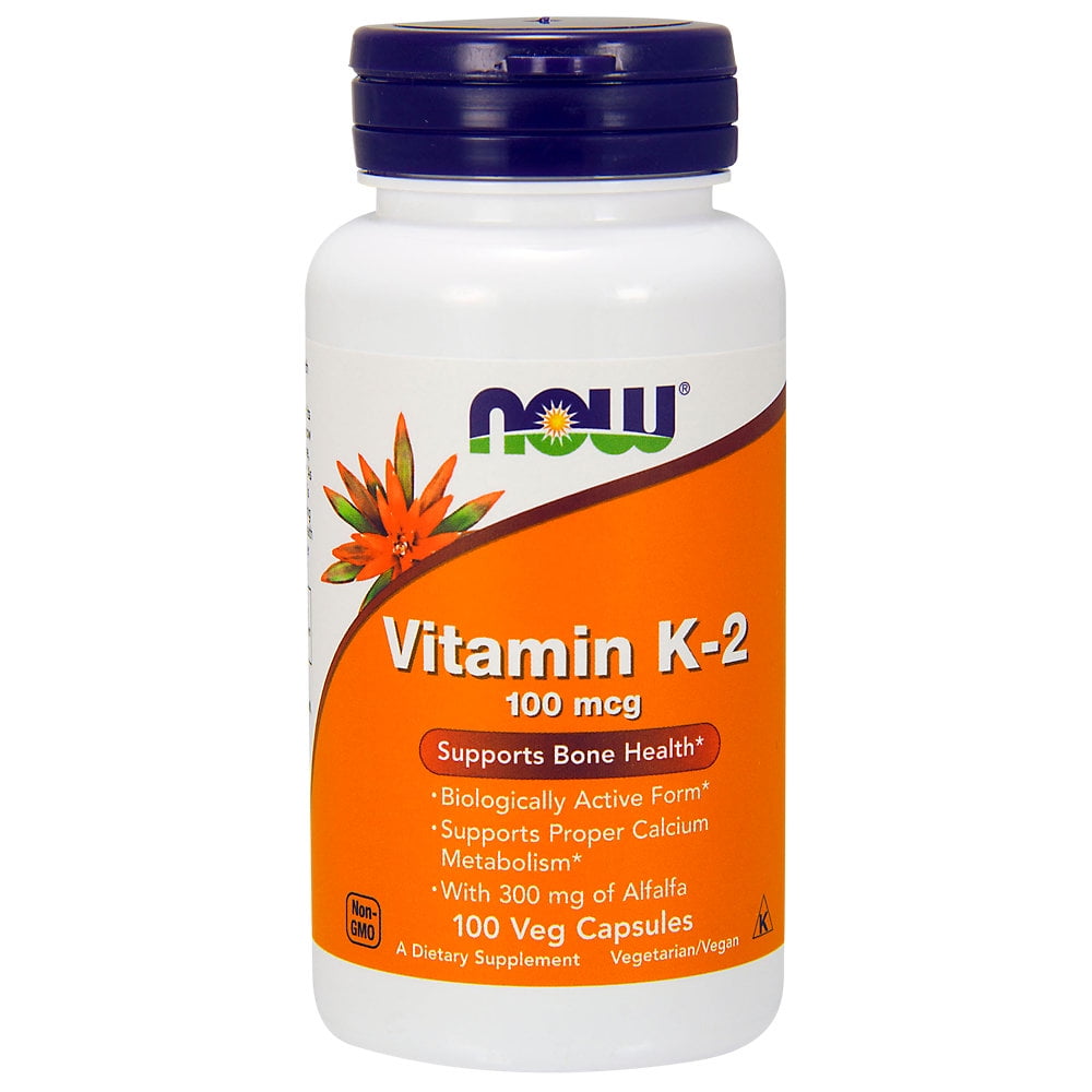 Now Foods Vitamin K-2, 100 Capsules