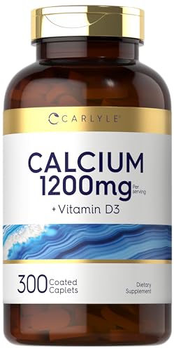 Carlyle Calcium 1200mg with Vitamin D3, 300 Caplets