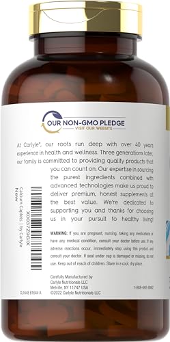 Carlyle Calcium 1200mg with Vitamin D3, 300 Caplets