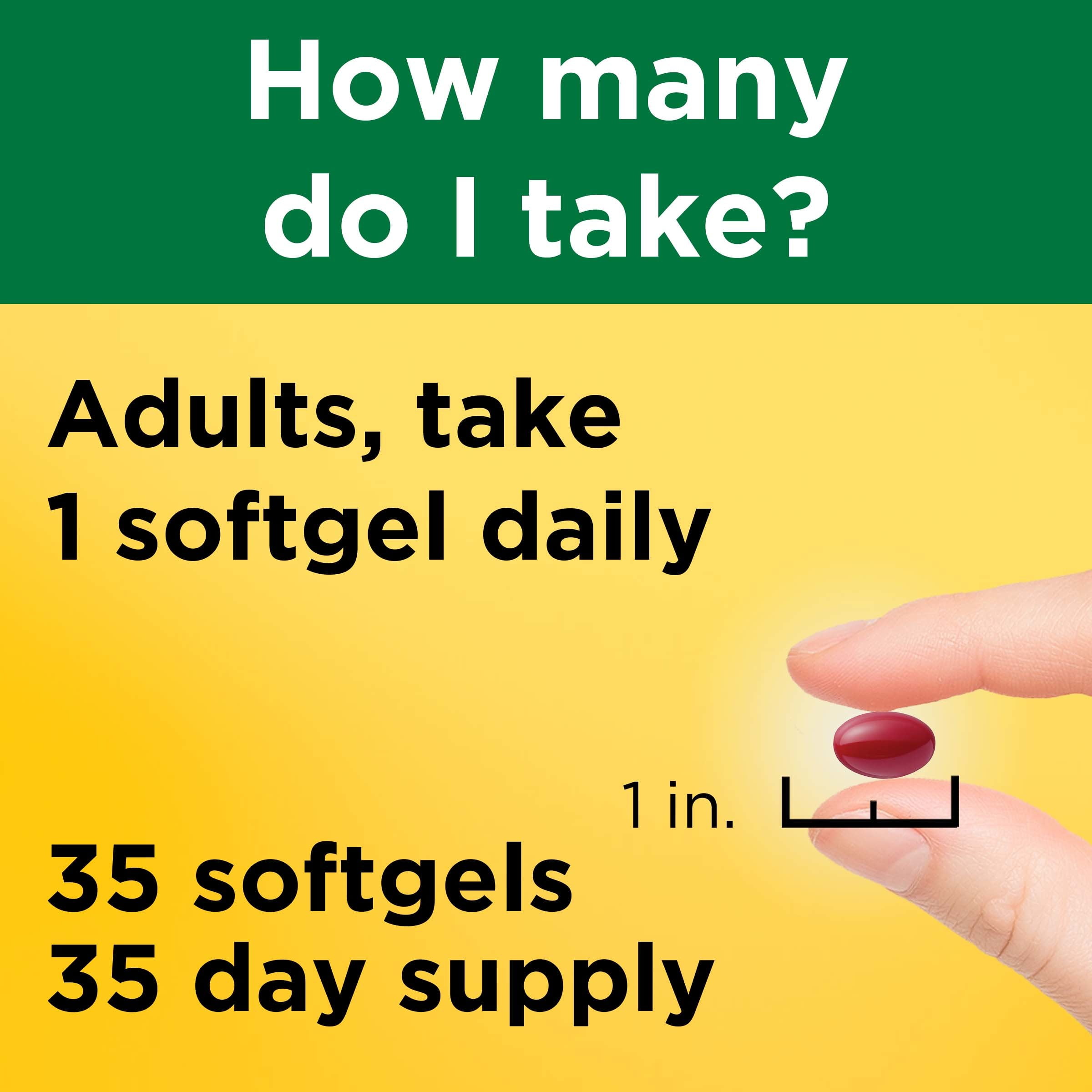 Nature Made Vitamin D3 K2 Softgels, 35 Count