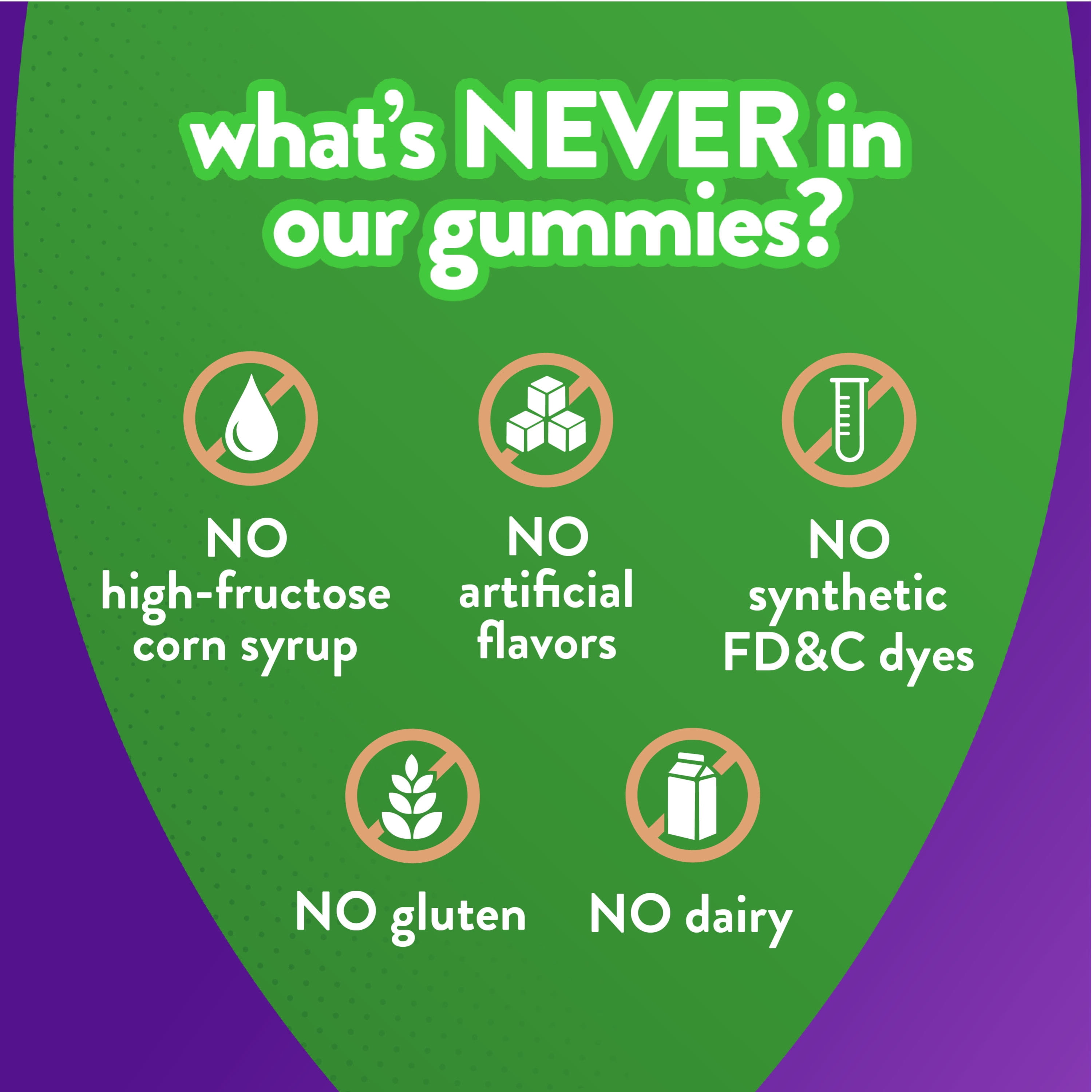 Chewable Calcium Gummies - Fruit & Cream, 100 Count