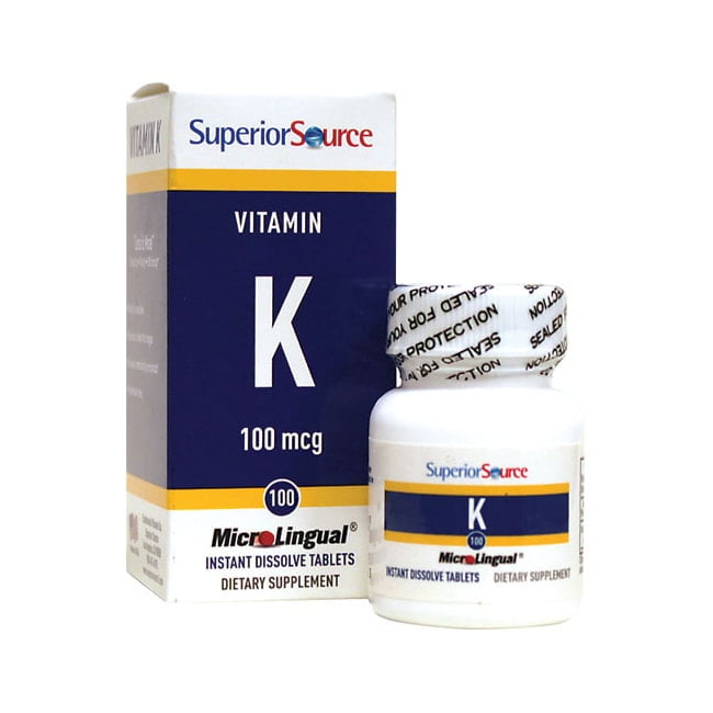 Vitamin K Instant Dissolve Tablets - 100 mcg