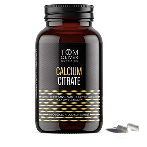 Tom Oliver Calcium Citrate Supplement - 90 Capsules