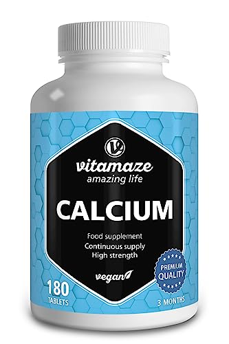 High-Potency Vegan Calcium Tablets - 180 Count