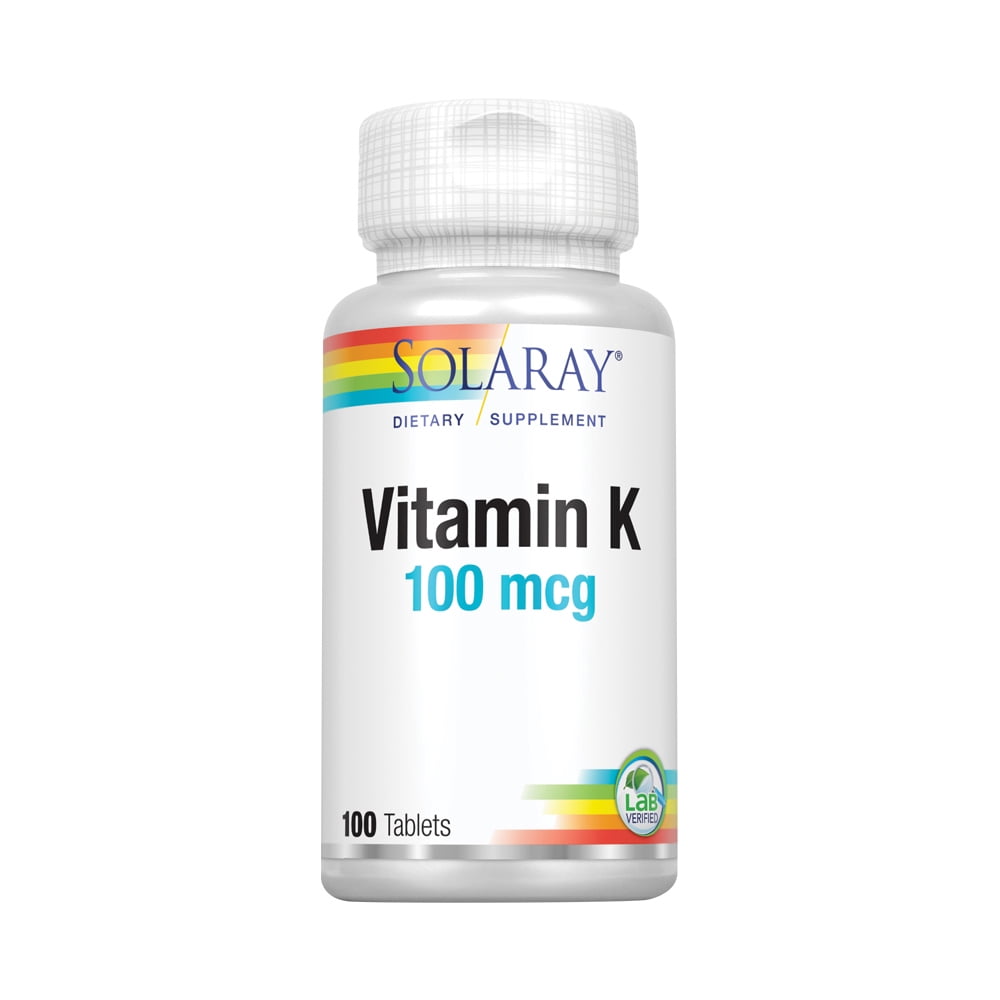 Solaray Vitamin K-1 100mcg for Bone & Blood Health