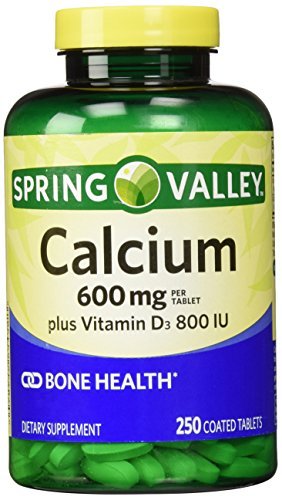 Spring Valley Vitamin D and Calcium Tablets 600mg