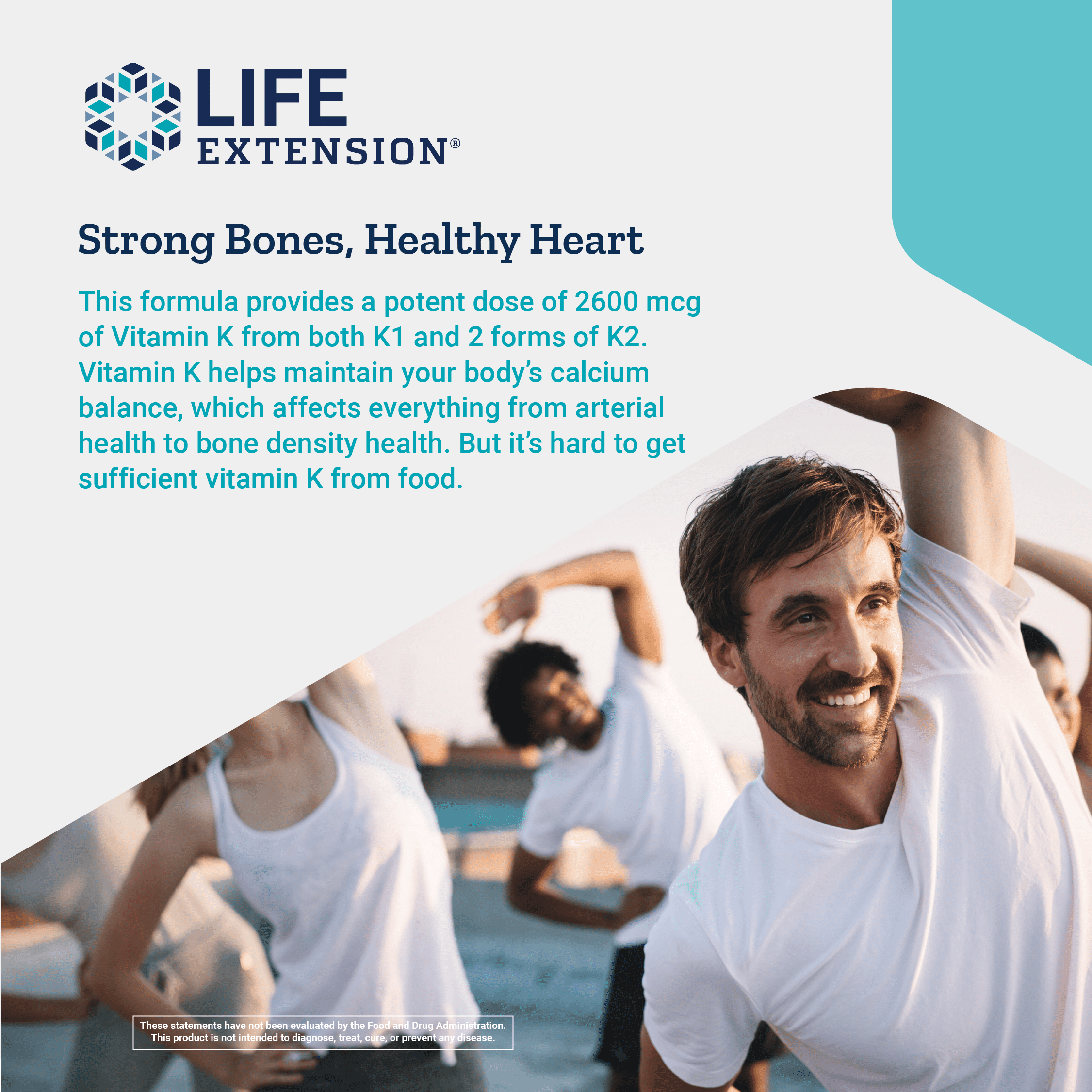 Life Extension Super K - Vitamin K1 & K2 Support