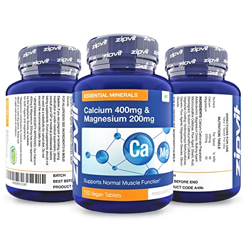 Zipvit Calcium 400mg & Magnesium 200mg, 120 Tablets
