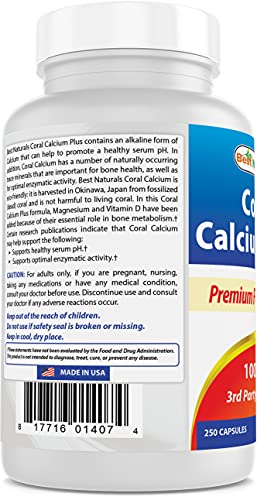 Coral Calcium Plus 1000 mg - 250 Capsules
