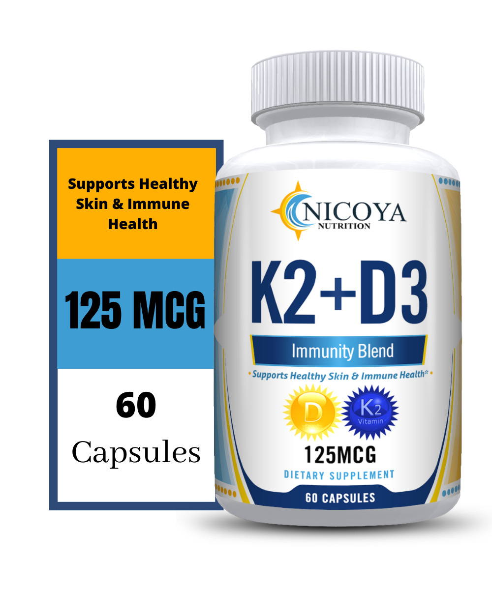 Vitamin K2 D3 with BioPerine for Immunity & Heart
