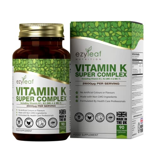 Ezyleaf Vitamin K Super Complex - 90 Vegan Capsules
