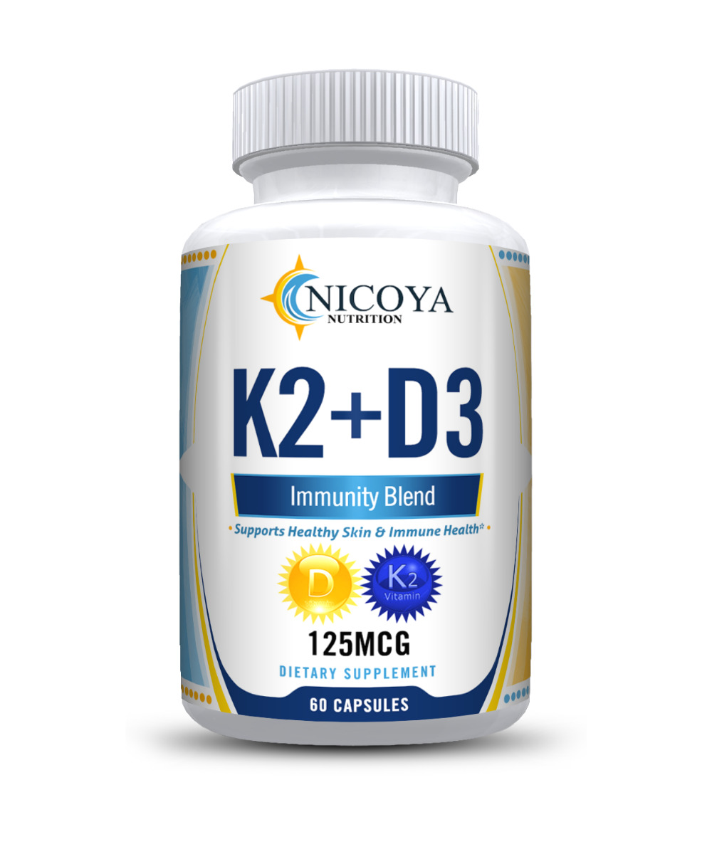 Vitamin K2 D3 with BioPerine for Immunity & Heart