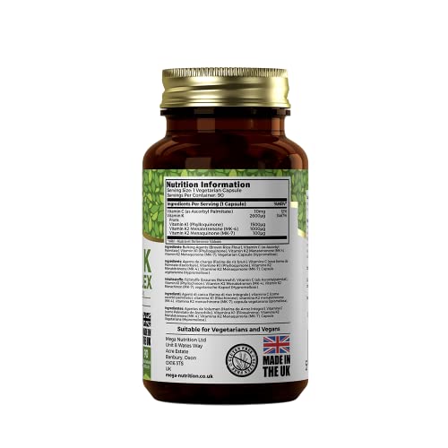 Ezyleaf Vitamin K Super Complex - 90 Vegan Capsules