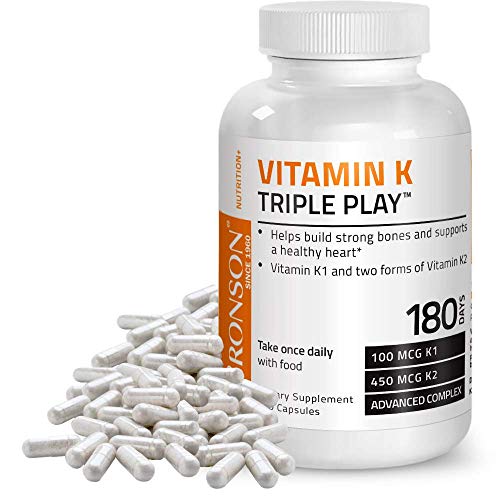 Triple Vitamin K Formula: MK7, MK4, K1