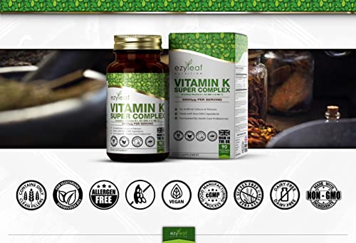 Ezyleaf Vitamin K Super Complex - 90 Vegan Capsules