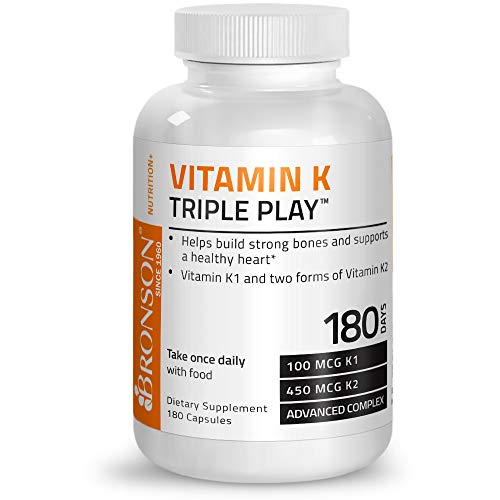 Triple Vitamin K Formula: MK7, MK4, K1