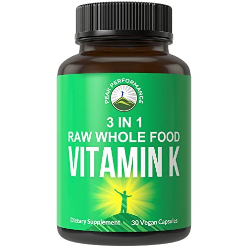Whole Food Vegan Vitamin K1 & K2 Capsules