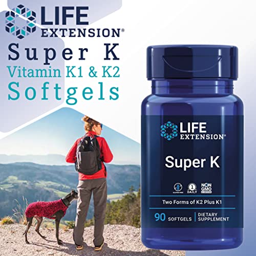 Life Extension Super K with MK-7, 90 Softgels