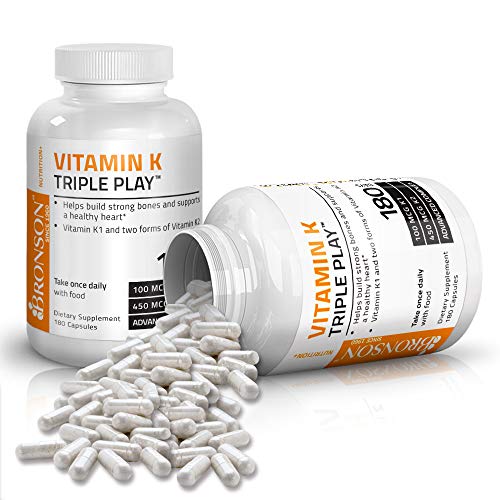 Triple Vitamin K Formula: MK7, MK4, K1