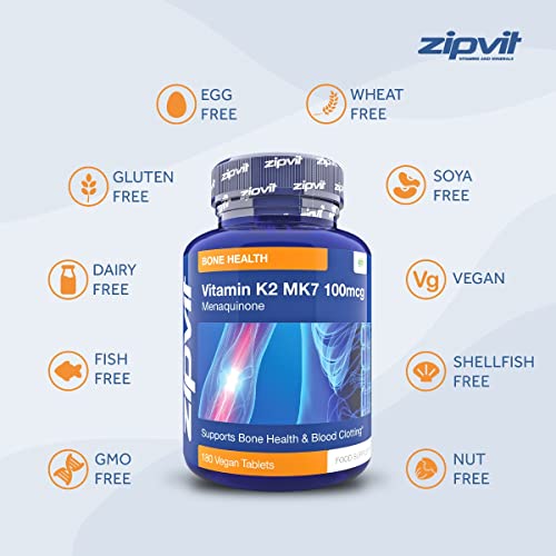Vitamin K2 MK7 100mcg - 180 Vegan Tablets
