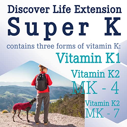 Life Extension Super K with MK-7, 90 Softgels