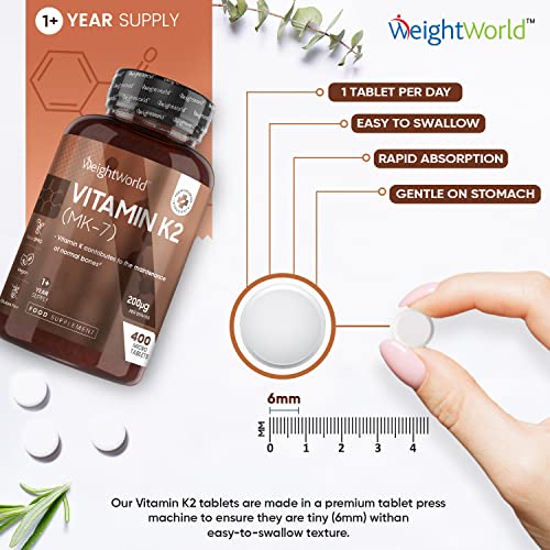 Vitamin K2 200µg - 400 Vegan Tablets