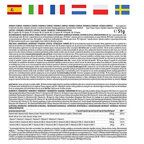 High-Potency Vegan Vitamin K Complex, 120 Capsules