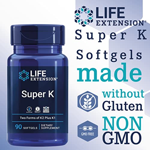 Life Extension Super K with MK-7, 90 Softgels
