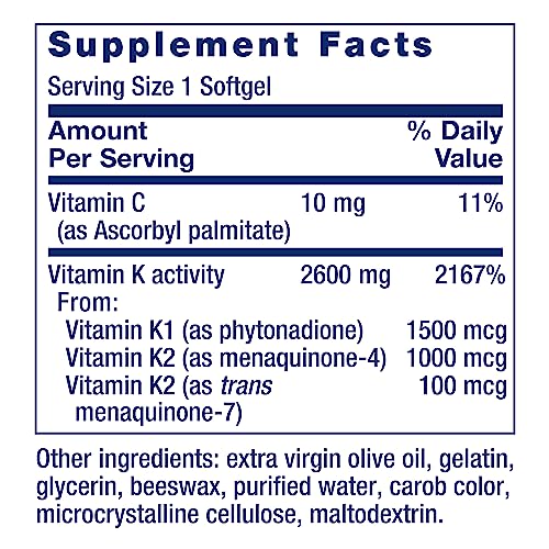 Life Extension Super K - Vitamin K1 & K2 Combo