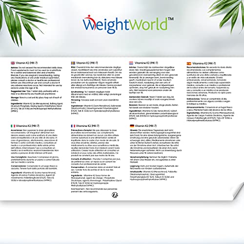 Vitamin K2 200µg - 400 Vegan Tablets