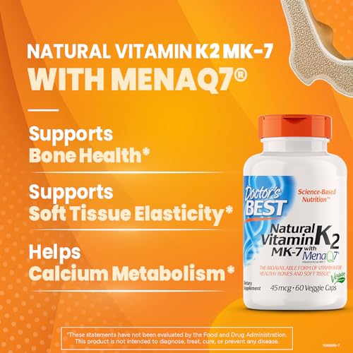 Doctor's Best Vitamin K2 MK-7, 60 Capsules