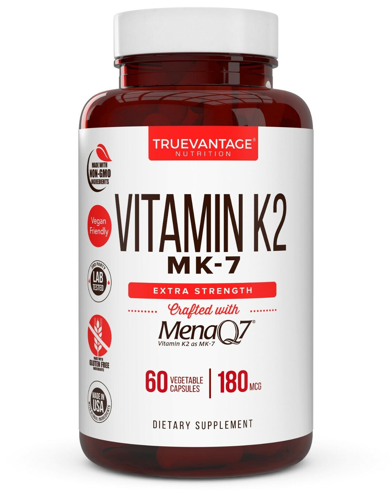 Vitamin K2 MK7 Supplement for Bone & Heart Health