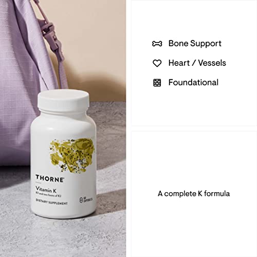 Thorne Vitamin K Capsules for Strong Bones