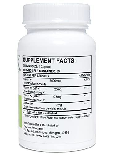 Natural Multi-Vitamin K Capsules by Koncentrated K