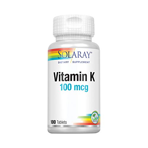 Solaray Vitamin K 100 mcg - 60 Tablets