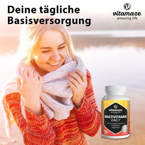 High-Dose Multivitamin Capsules, 13 Essential Vitamins