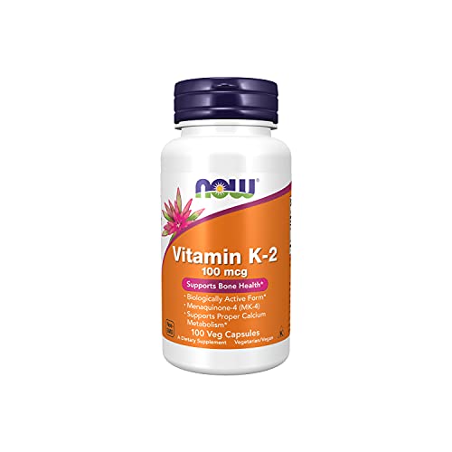 Now Foods Vitamin K-2, 100 Capsules