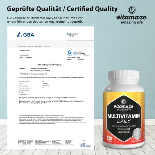 High-Dose Multivitamin Capsules, 13 Essential Vitamins
